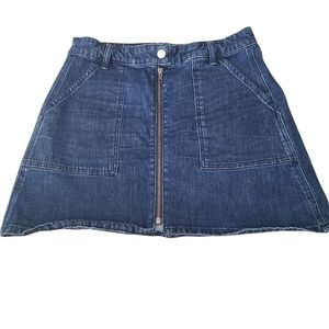 Madewell denim skirt